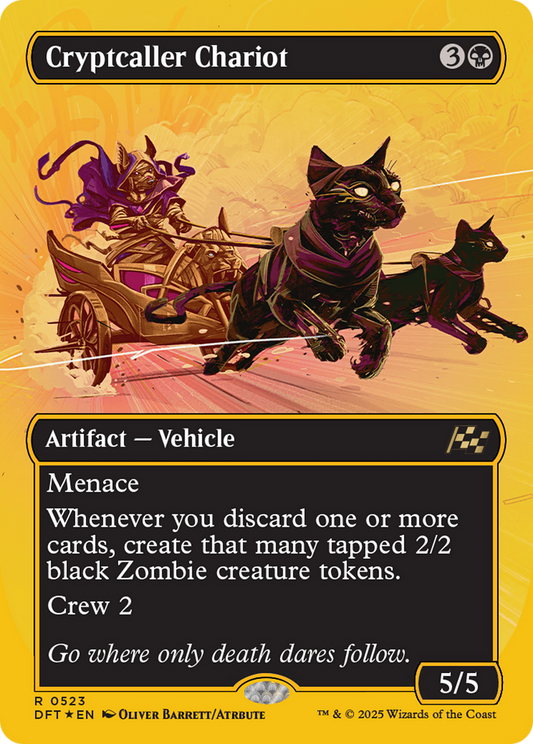 Cryptcaller Chariot (DFT-523) - [Aetherdrift] (Borderless) Foil