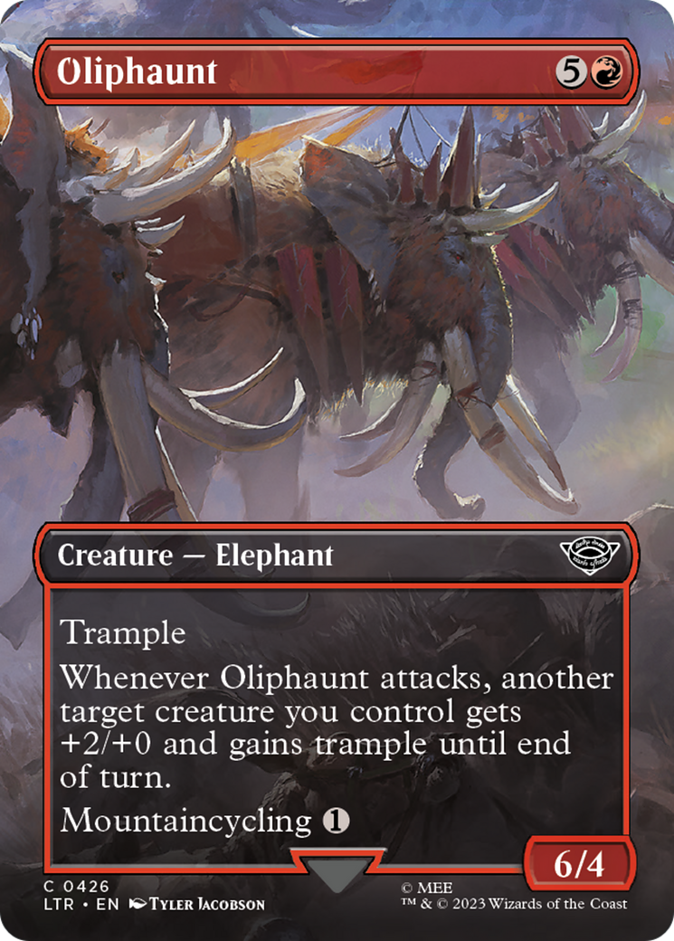 Oliphaunt (LTR-426) - [The Lord of the Rings: Tales of Middle-earth] (Borderless)