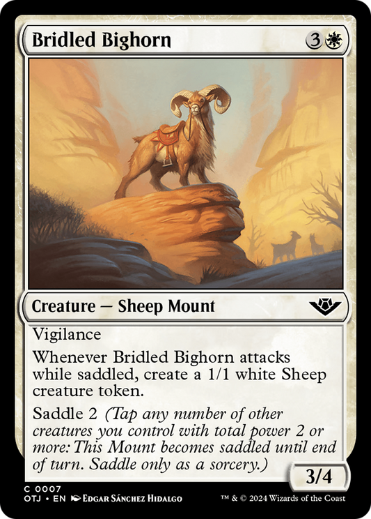 Bridled Bighorn (OTJ-007) - [Outlaws of Thunder Junction] Foil