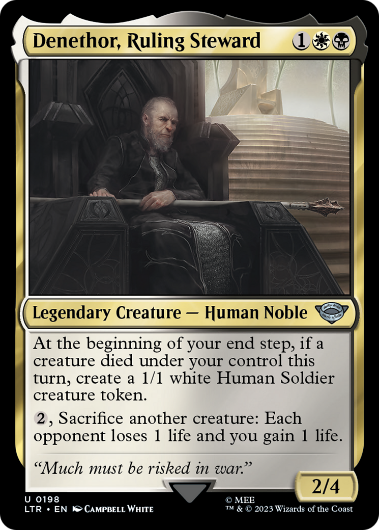 Denethor, Ruling Steward (LTR-198) - [The Lord of the Rings: Tales of Middle-earth]