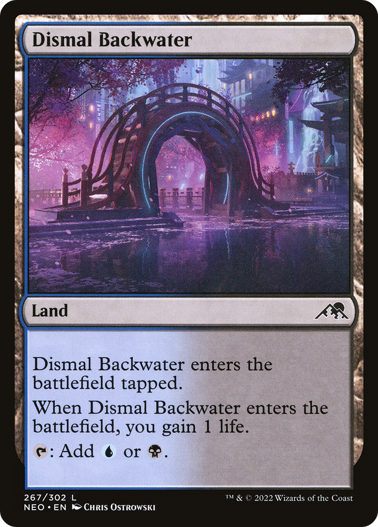 Dismal Backwater (NEO-267) - [Kamigawa: Neon Dynasty]