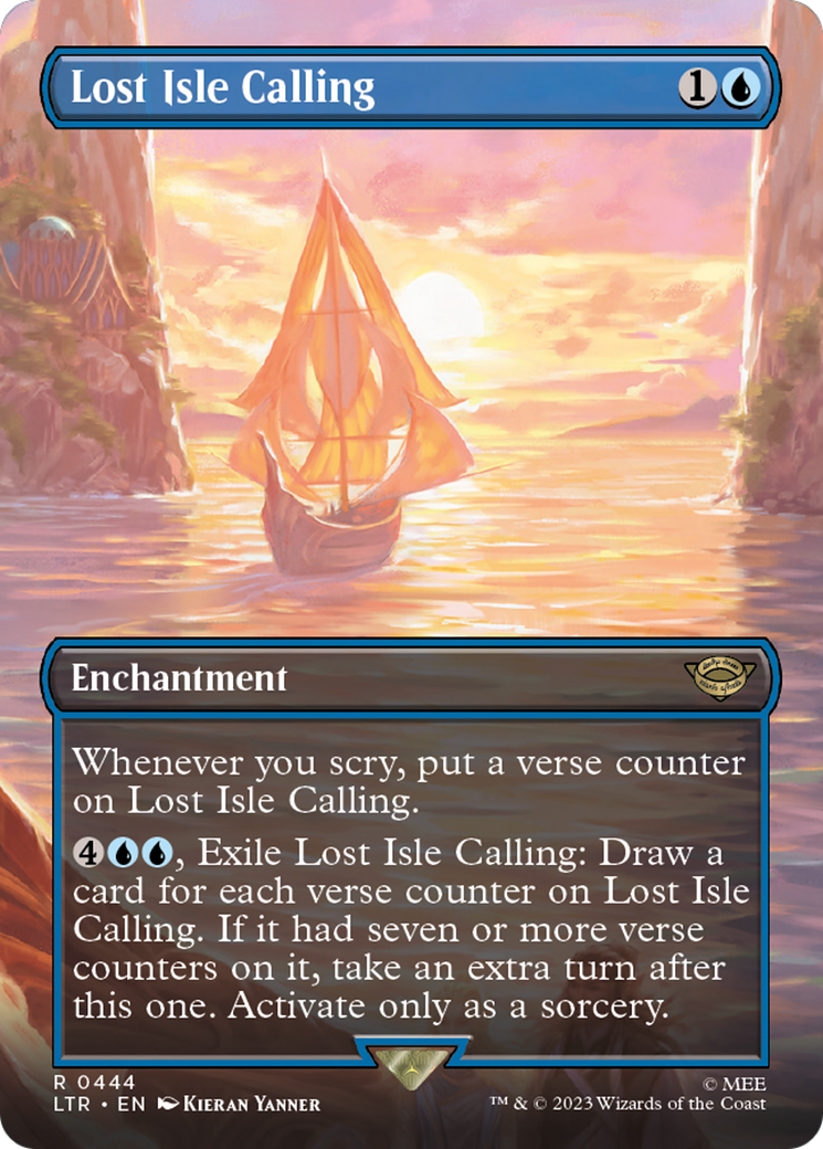 Lost Isle Calling (LTR-444) - [The Lord of the Rings: Tales of Middle-earth] (Borderless)