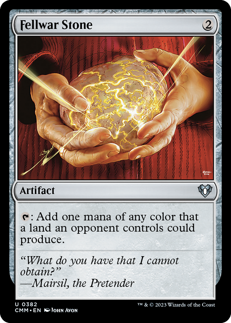 Fellwar Stone (CMM-382) - [Commander Masters] Foil