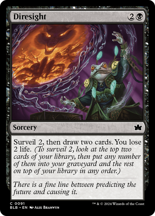 Diresight (BLB-091) - [Bloomburrow] Foil
