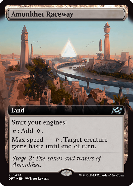 Amonkhet Raceway (Extended Art) (DFT-424) - [Aetherdrift] Foil