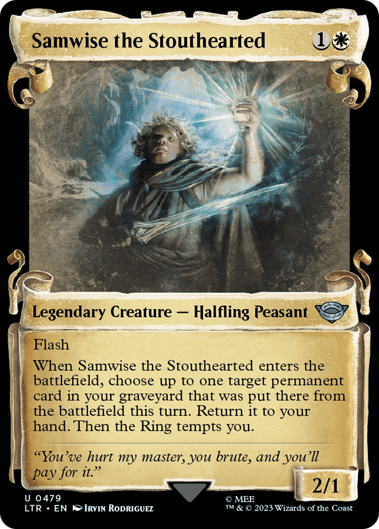 Samwise the Stouthearted (LTR-479) - [The Lord of the Rings: Tales of Middle-earth]: (Showcase) Foil