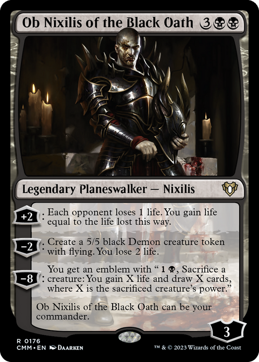 Ob Nixilis of the Black Oath (CMM-176) - [Commander Masters]