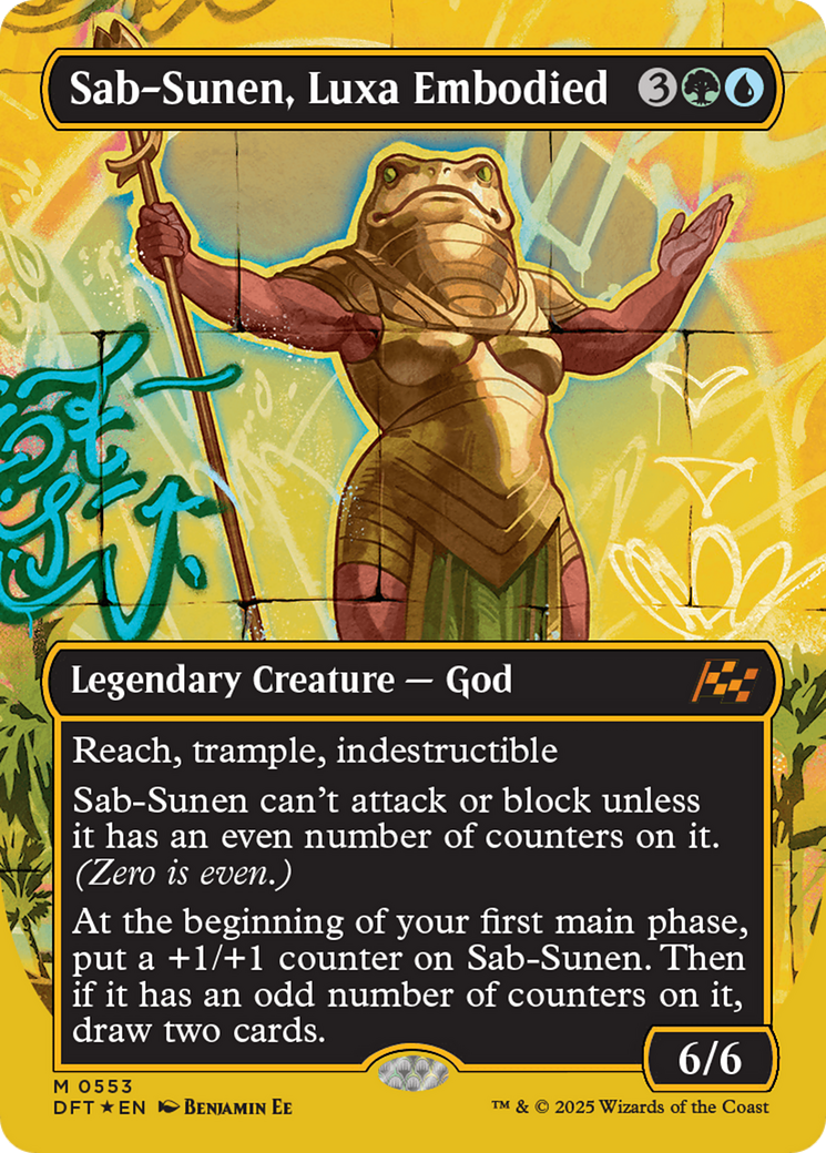 Sab-Sunen, Luxa Embodied (DFT-553) - [Aetherdrift] (Borderless) Foil