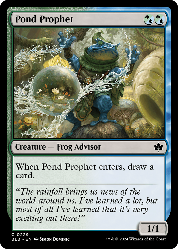 Pond Prophet (BLB-229) - [Bloomburrow]