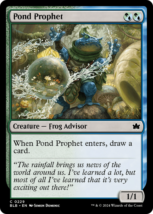 Pond Prophet (BLB-229) - [Bloomburrow]