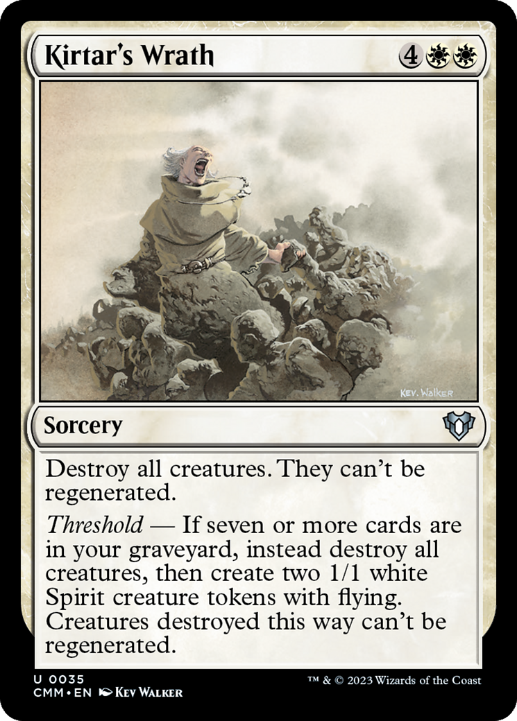 Kirtar's Wrath (CMM-035) - [Commander Masters]