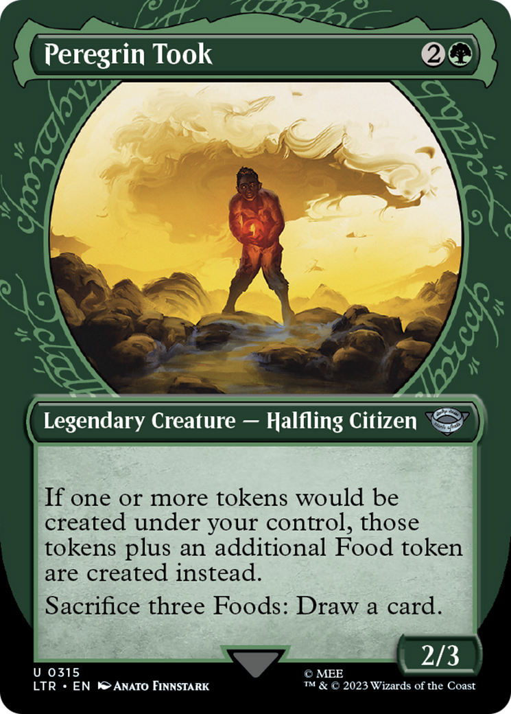 Peregrin Took (LTR-315) - [The Lord of the Rings: Tales of Middle-earth]: (Showcase) (Borderless) Foil