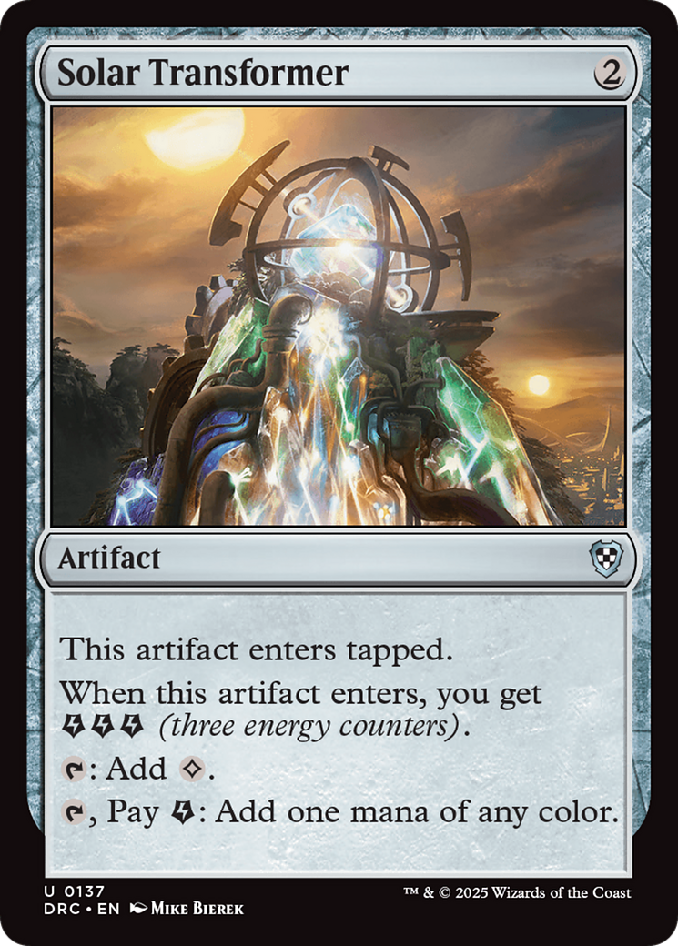 Solar Transformer (DRC-137) - [Commander: Aetherdrift]