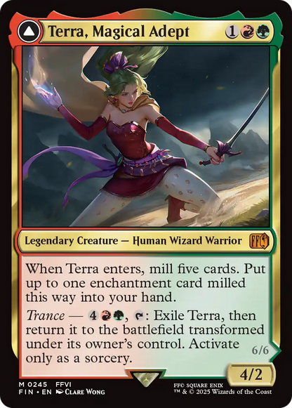 Terra, Magical Adept // Esper Terra (FIN-245) - [FINAL FANTASY]: (enchantment) Foil