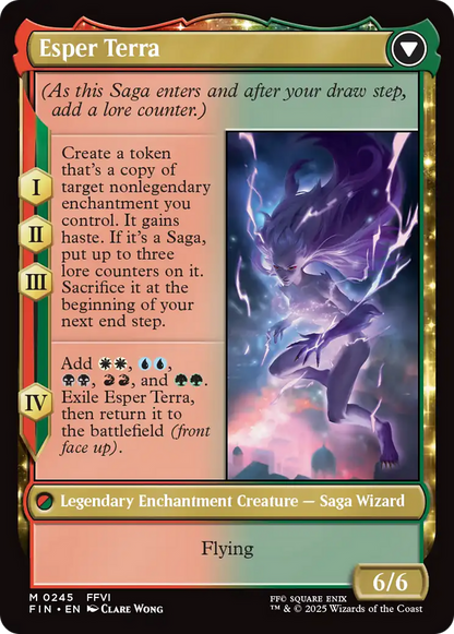Terra, Magical Adept // Esper Terra (FIN-245) - [FINAL FANTASY]: (enchantment) Foil