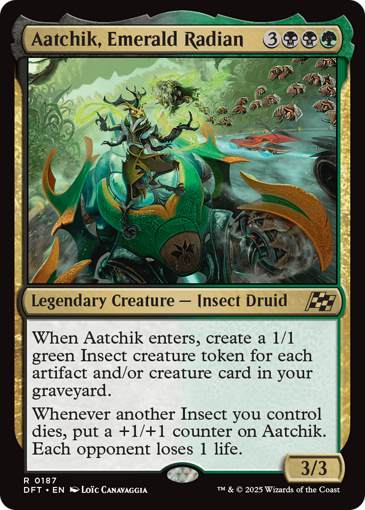 Aatchik, Emerald Radian (DFT-187) - [Aetherdrift] Foil