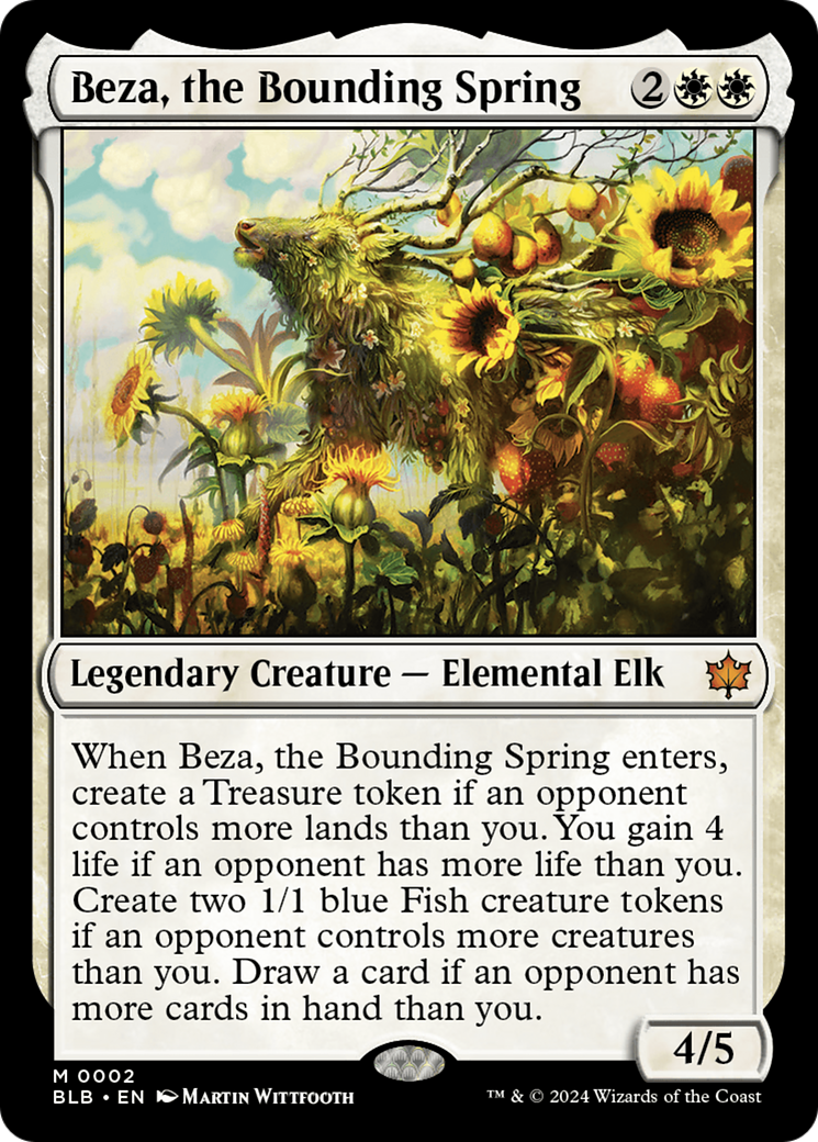 Beza, the Bounding Spring (BLB-002) - [Bloomburrow] Foil