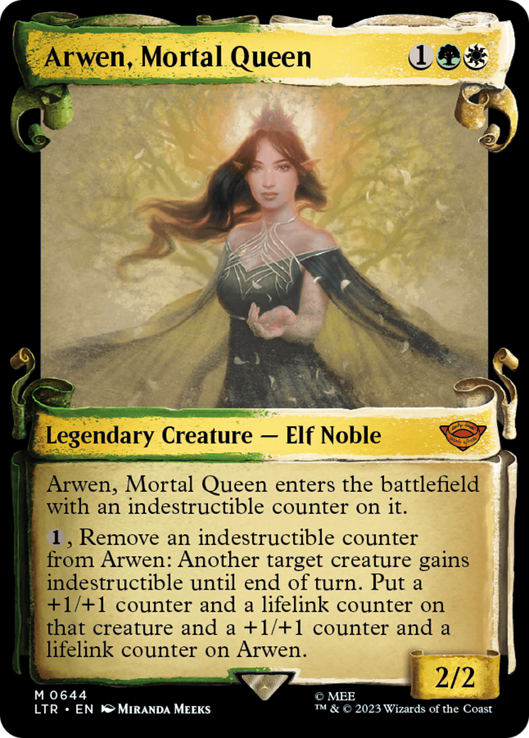 Arwen, Mortal Queen (LTR-644) - [The Lord of the Rings: Tales of Middle-earth]: (Showcase) Foil