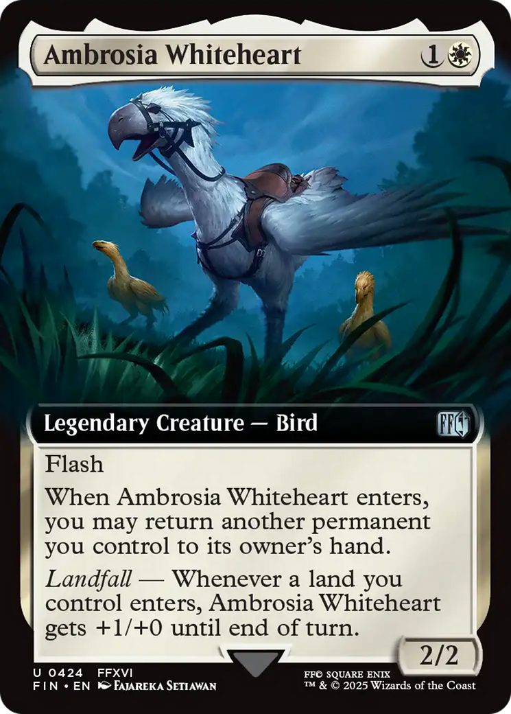 Ambrosia Whiteheart (FIN-424) - [FINAL FANTASY]: (Extended Art)