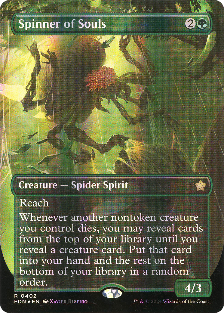 Spinner of Souls (FDN-402) - [Foundations] (Borderless) Foil