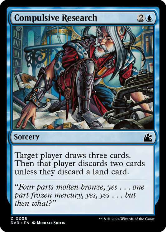Compulsive Research (RVR-038) - [Ravnica Remastered]