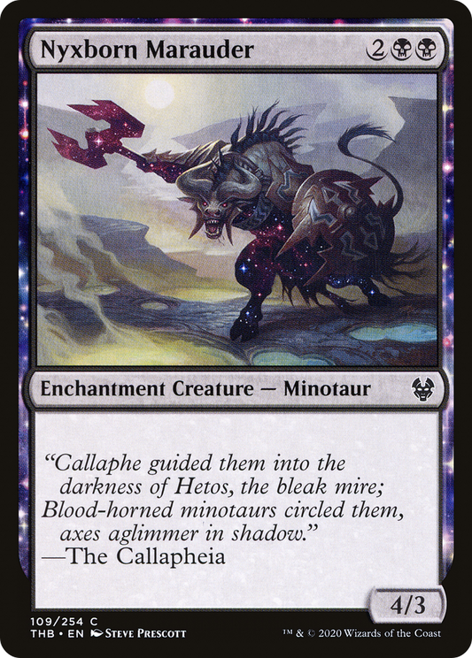 Nyxborn Marauder (THB-109) - [Theros Beyond Death]: (enchantment)