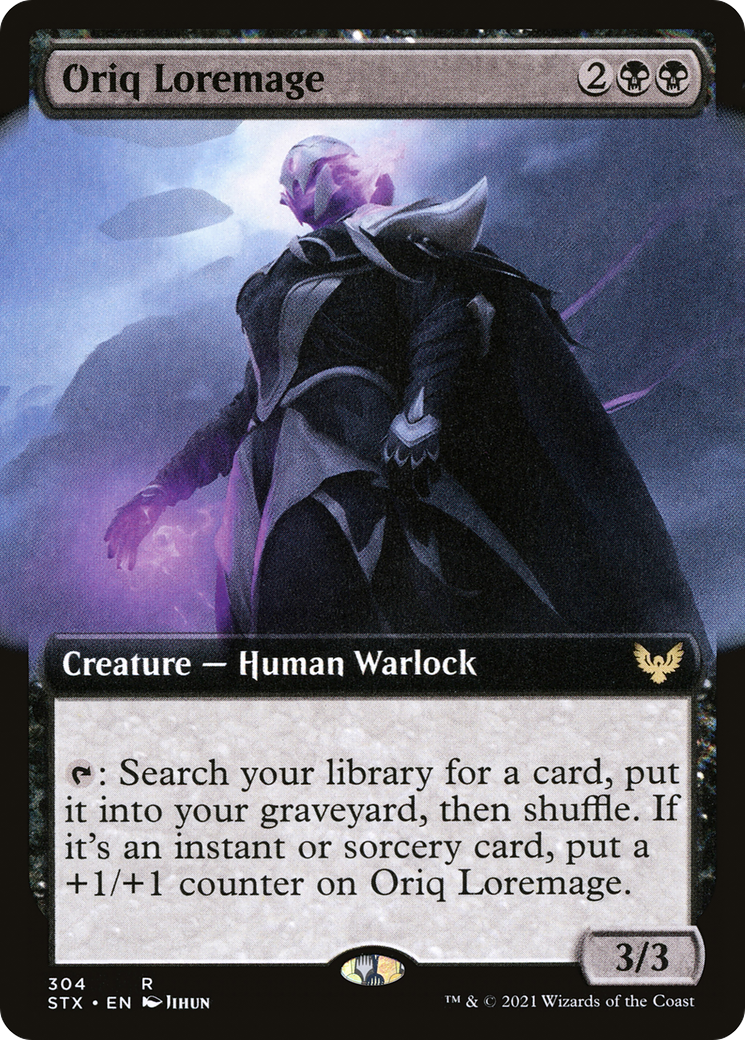 Oriq Loremage (Extended Art) (STX-304) - [Strixhaven: School of Mages]: (Extended Art)