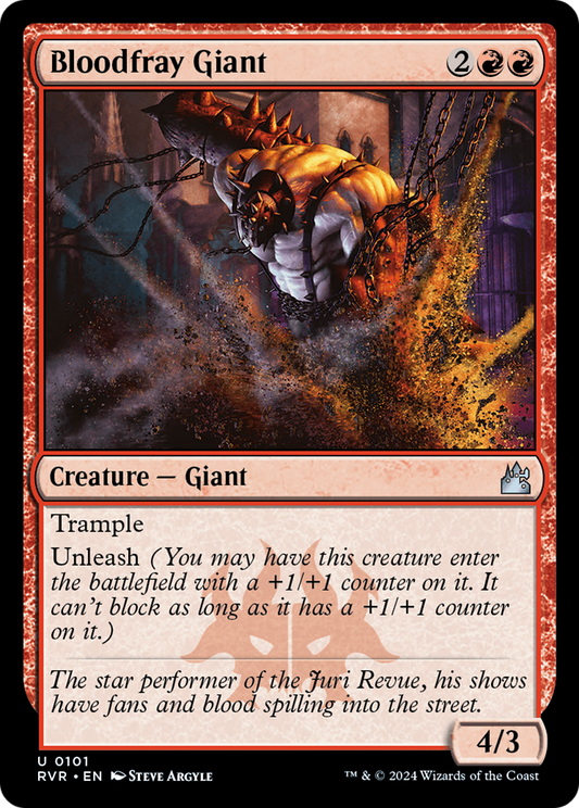Bloodfray Giant (RVR-101) - [Ravnica Remastered] Foil