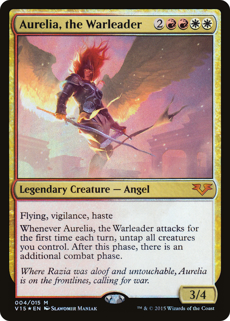 Aurelia, the Warleader (V15-004) - [From the Vault: Angels] Foil