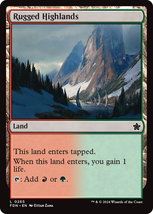 Rugged Highlands (FDN-265) - [Foundations] Foil