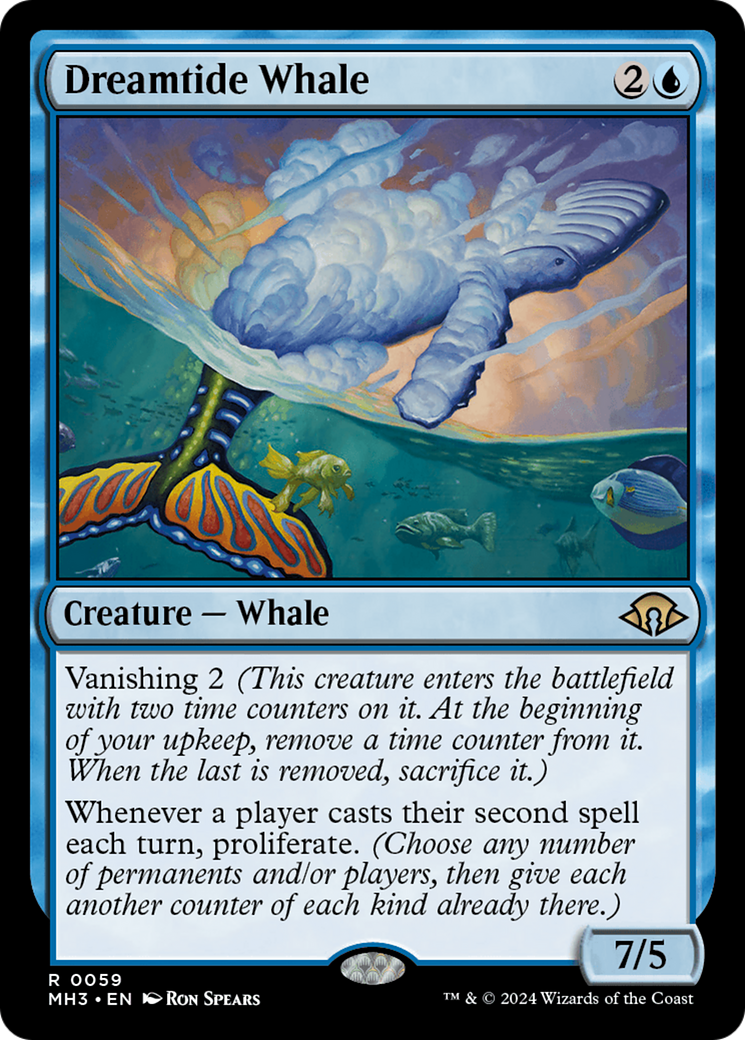 Dreamtide Whale (MH3-059) - [Modern Horizons 3]