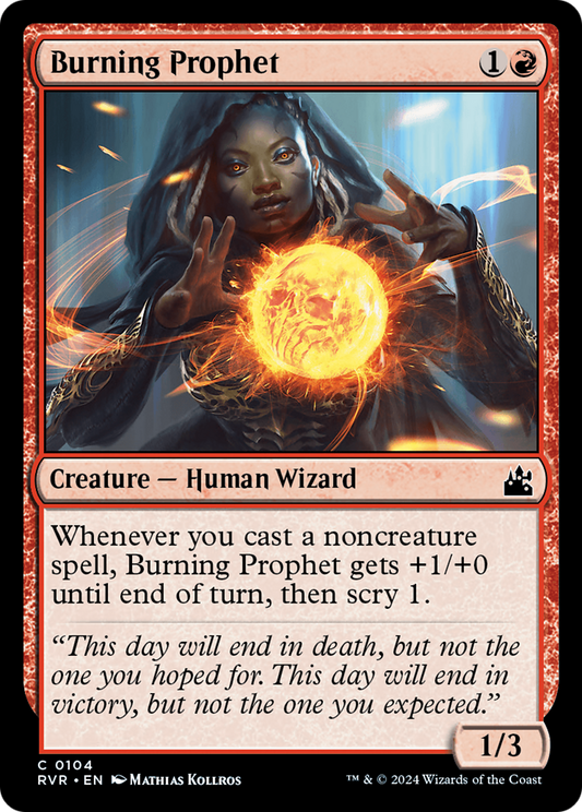 Burning Prophet (RVR-104) - [Ravnica Remastered]