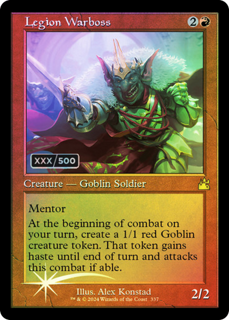 Legion Warboss (RVR-337Z) - [Ravnica Remastered] Foil