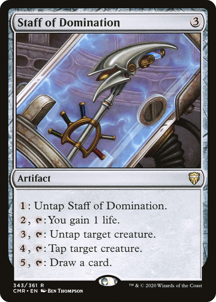 Staff of Domination (CMR-343) - [Commander Legends]