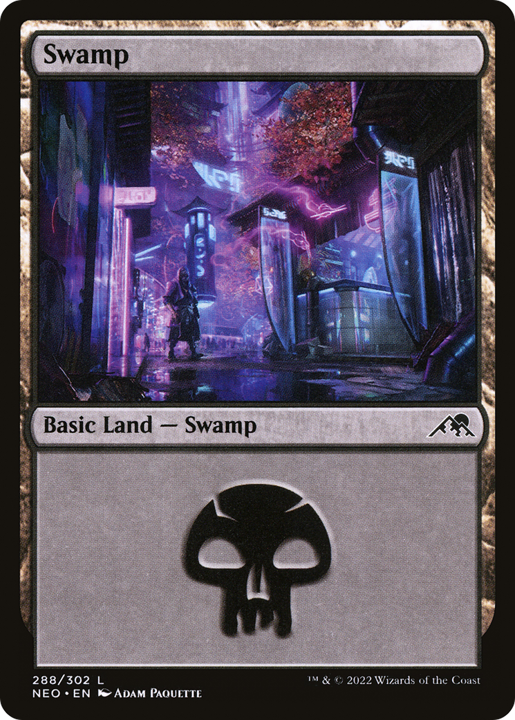 Swamp (NEO-288) - [Kamigawa: Neon Dynasty]