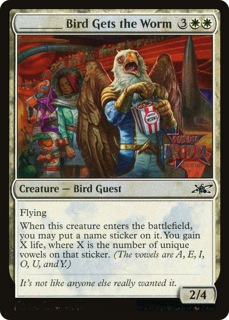 _____ Bird Gets the Worm (UNF-291) - [Unfinity] Foil
