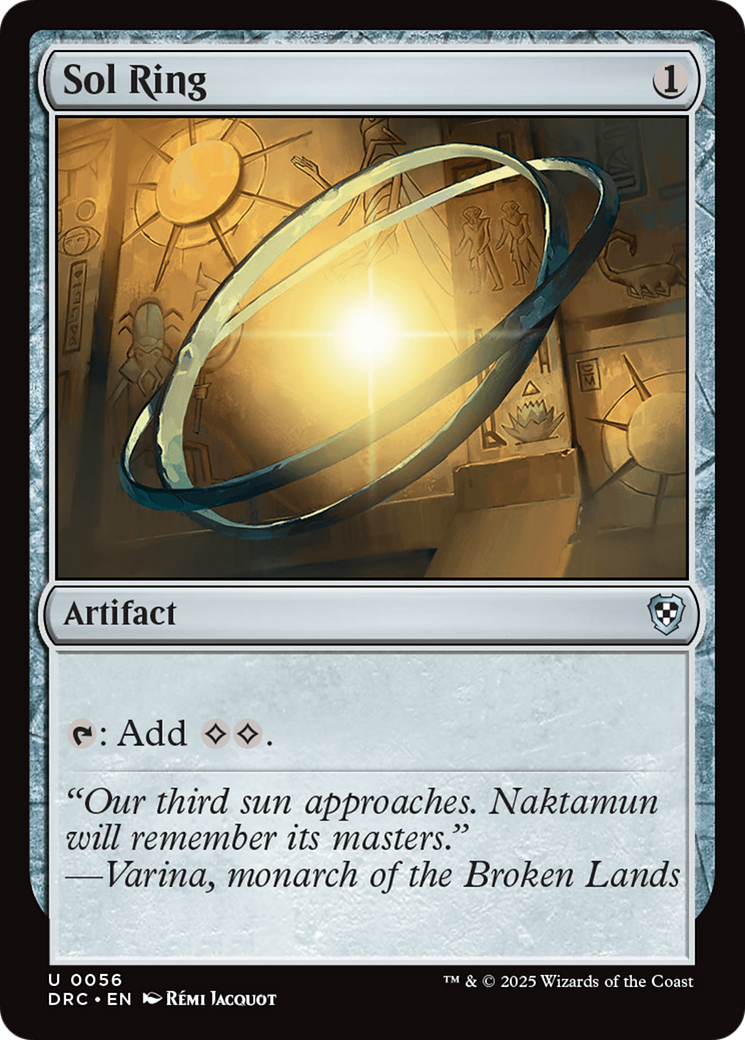 Sol Ring (DRC-056) - [Commander: Aetherdrift]