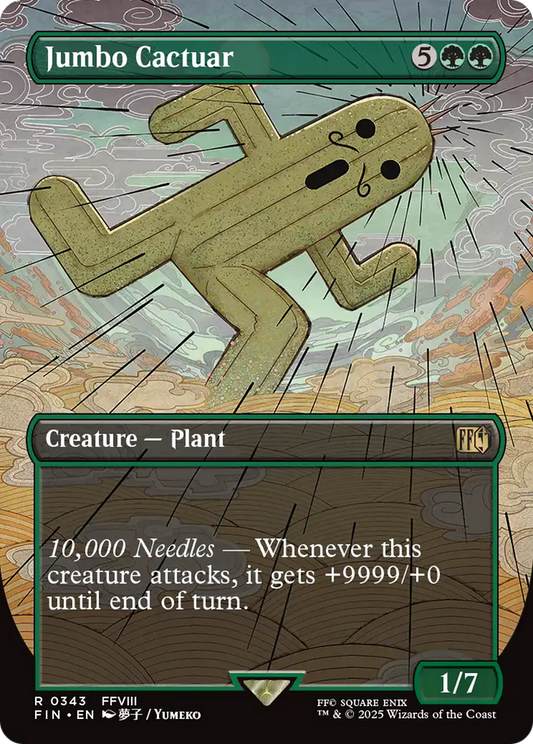 Jumbo Cactuar (Borderless) (FIN-343) - [FINAL FANTASY] (Borderless)