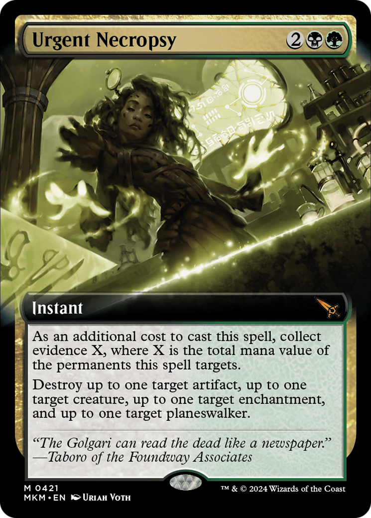 Urgent Necropsy (MKM-421) - [Murders at Karlov Manor]: (Extended Art)