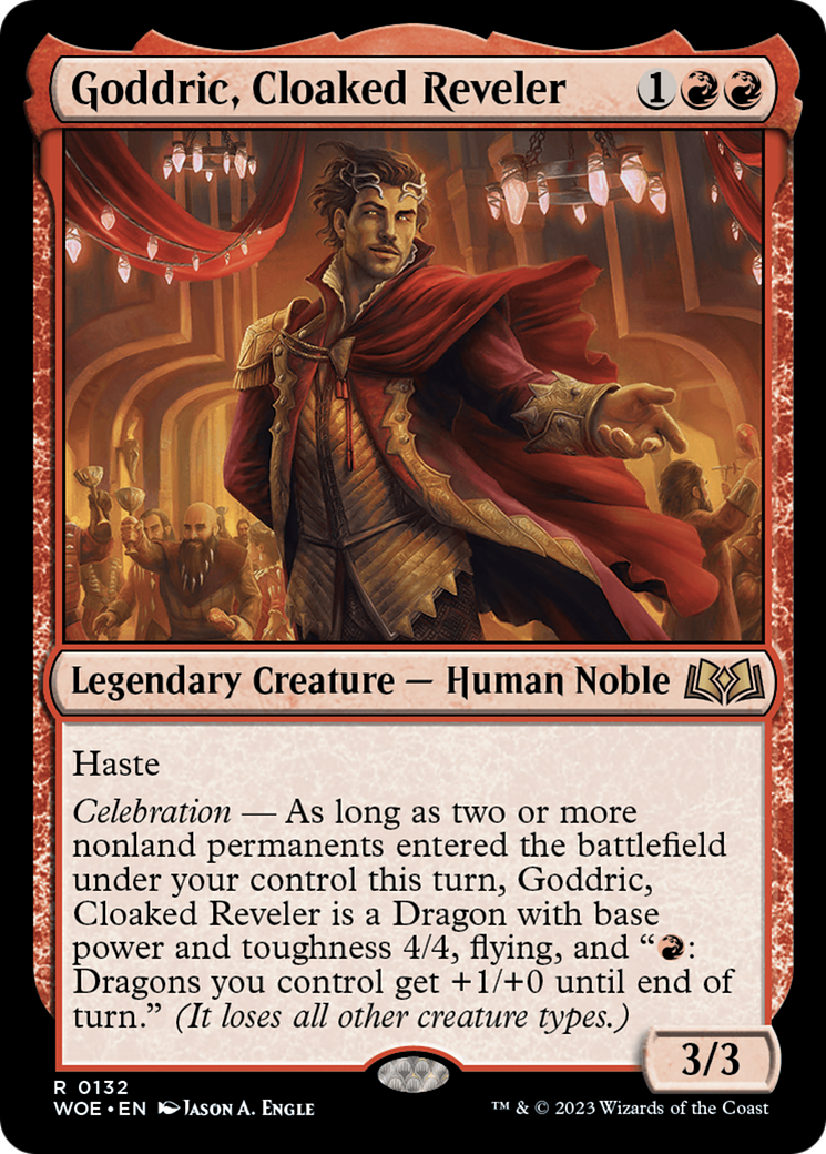 Goddric, Cloaked Reveler (WOE-132) - [Wilds of Eldraine] Foil