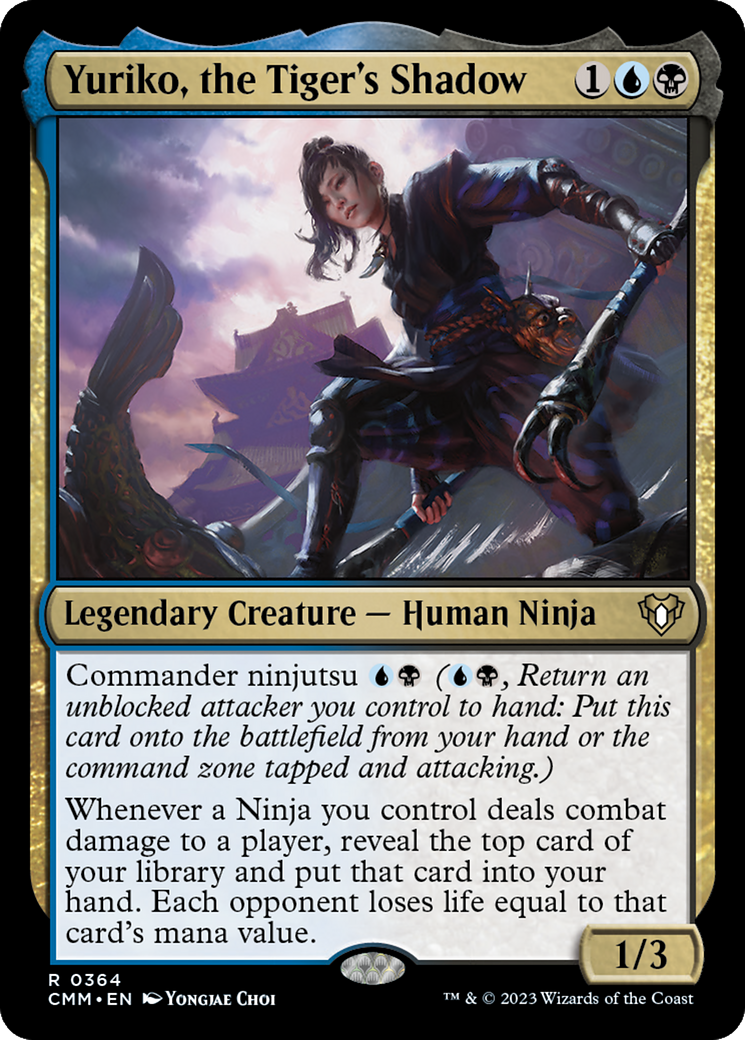 Yuriko, the Tiger's Shadow (CMM-364) - [Commander Masters] Foil