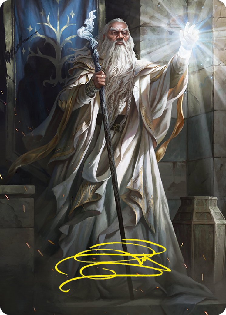 Gandalf the White // Gandalf the White (ALTR-003) - [Tales of Middle-earth Art Series] (Borderless)