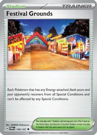 Festival Grounds 149/167 - SV06 Twilight Masquerade Reverse Holofoil - Emmett's ToyStop