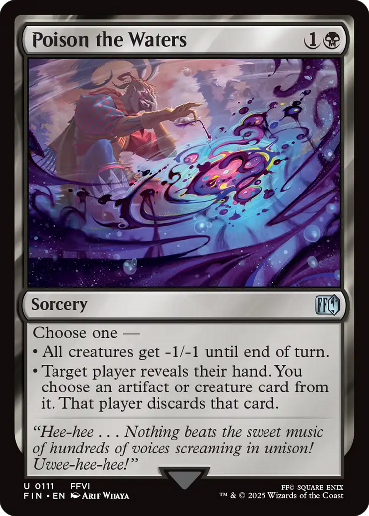 Poison the Waters (FIN-111) - [FINAL FANTASY] Foil