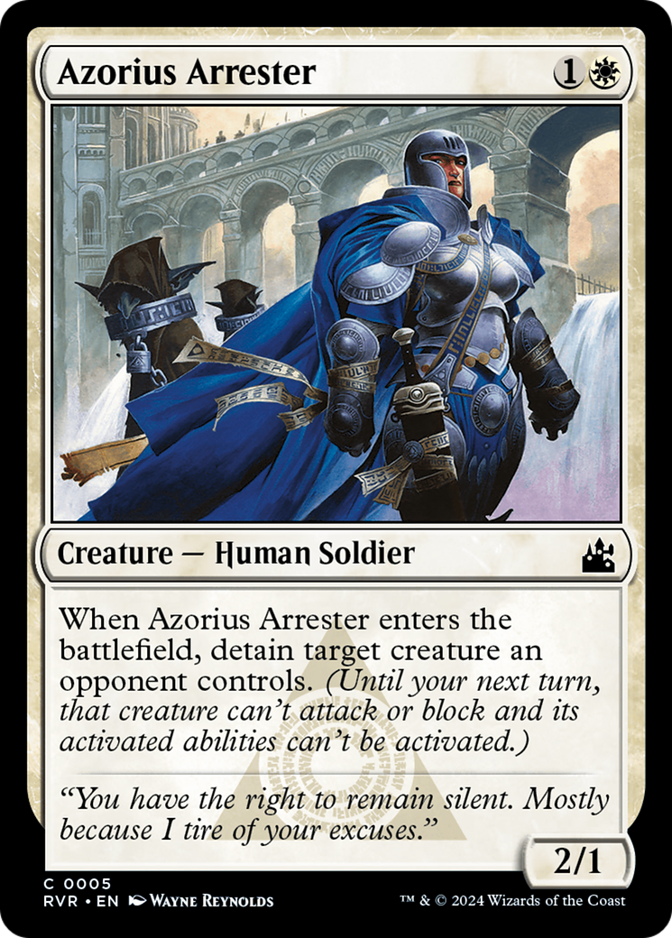 Azorius Arrester (RVR-005) - [Ravnica Remastered] Foil