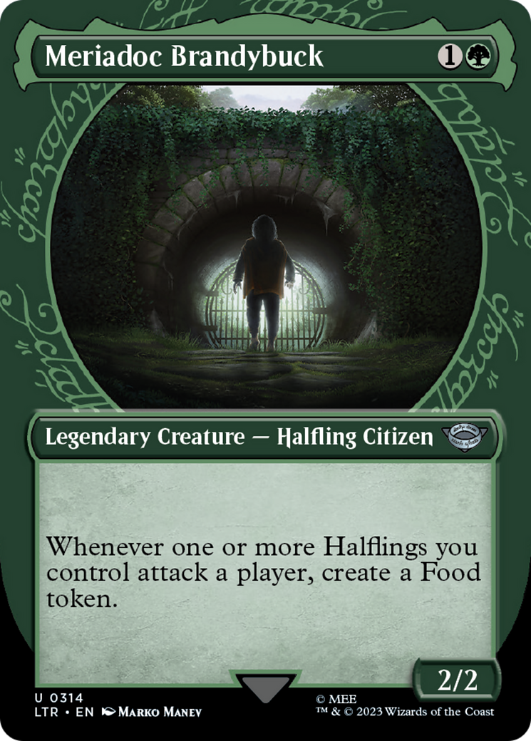 Meriadoc Brandybuck (LTR-314) - [The Lord of the Rings: Tales of Middle-earth]: (Showcase) (Borderless) Foil