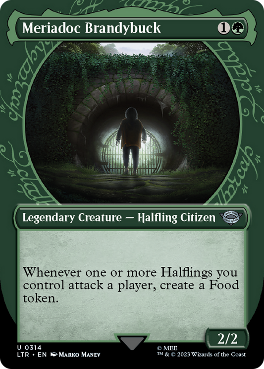 Meriadoc Brandybuck (LTR-314) - [The Lord of the Rings: Tales of Middle-earth]: (Showcase) (Borderless) Foil