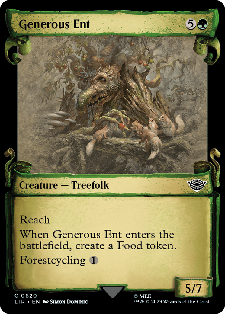 Generous Ent (LTR-620) - [The Lord of the Rings: Tales of Middle-earth]: (Showcase)