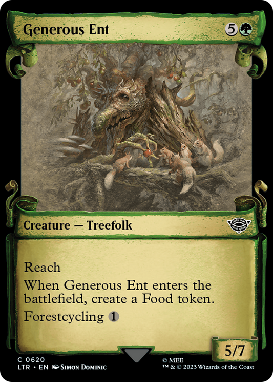 Generous Ent (LTR-620) - [The Lord of the Rings: Tales of Middle-earth]: (Showcase) Foil