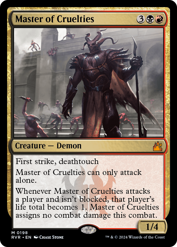 Master of Cruelties (RVR-198) - [Ravnica Remastered] Foil